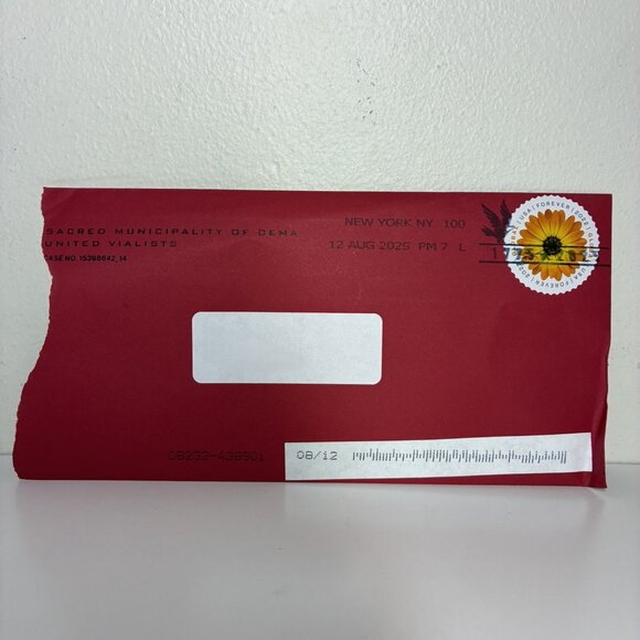 Twenty One Pilots Sacred Municipality Of DEMA DMAorg Letter RARE AUTHENTIC - Picture 2 of 5